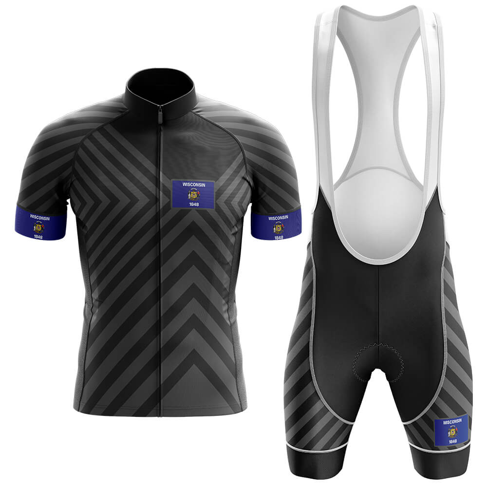 Wisconsin V13 - Black - Men's Cycling Kit