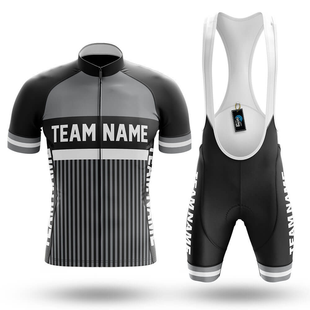 Custom Team Name M6 Grey - Men's Cycling Kit