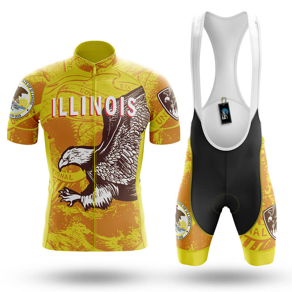 Illinois Flag - Men's Cycling Kit