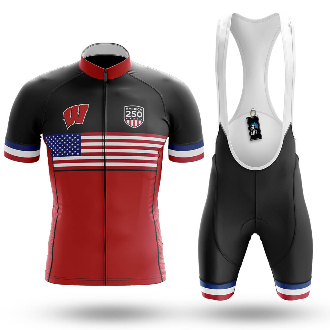 Badgers  America 250 V2 - Men's Cycling Kit