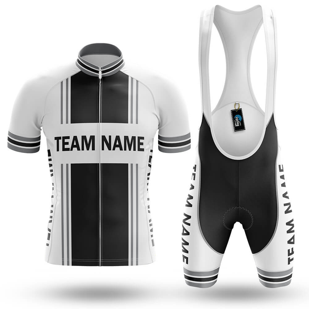 Custom Team Name M4 Black - Men's Cycling Kit