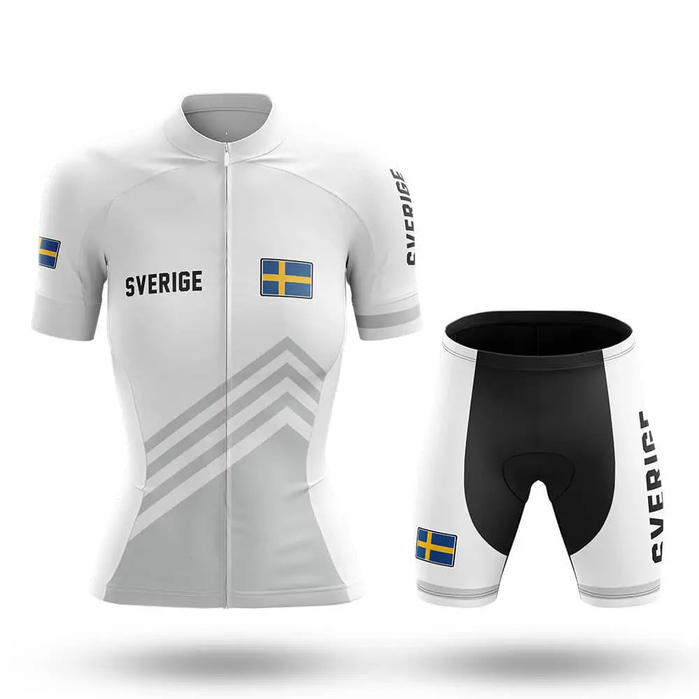 Sverige S5 White - Women - Cycling Kit