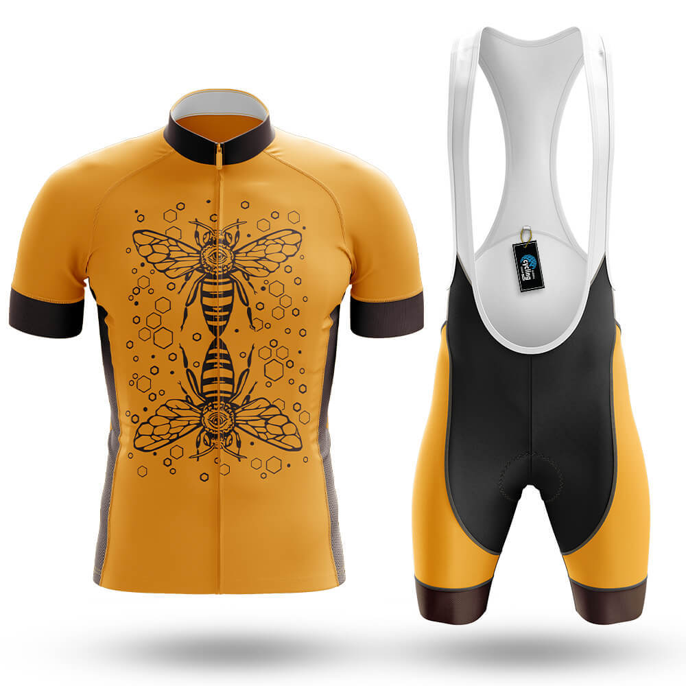 Bee Geometric - Men's Cycling Kit