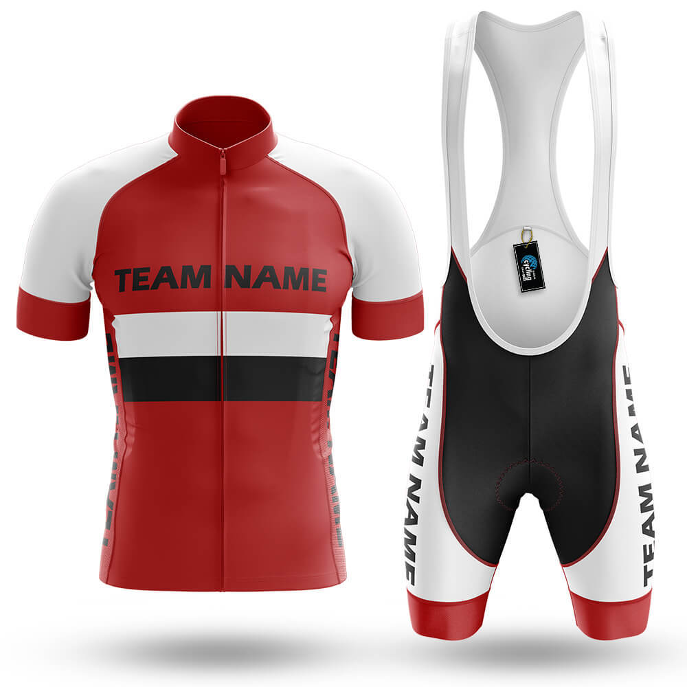Custom Team Name M2 Red - Men's Cycling Kit