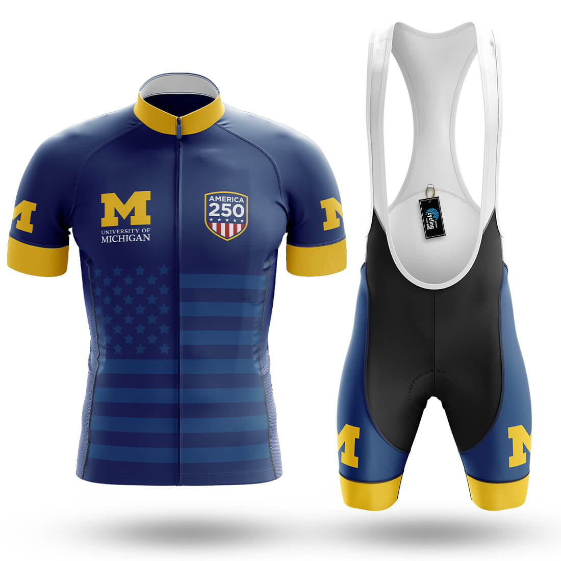 University of Michigan America 250 - Men's Cycling Kit