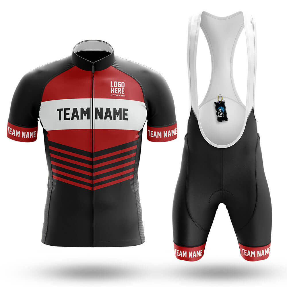 Custom Team Name V20 Red - Men's Cycling Kit