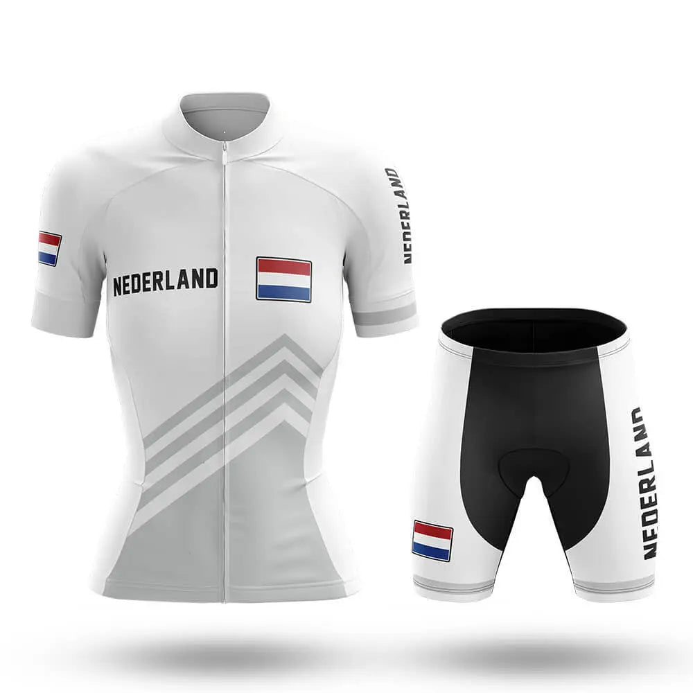 Nederland S5 White - Women - Cycling Kit