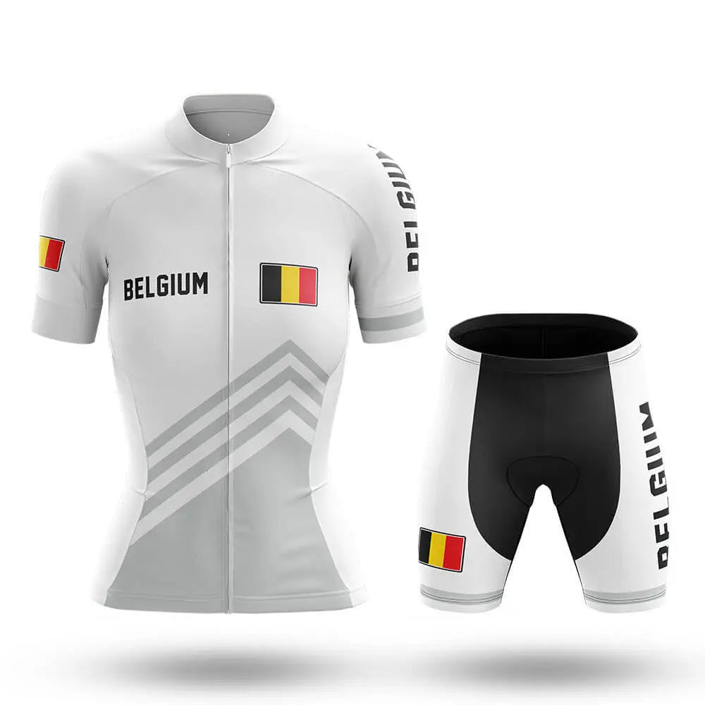 Belgium S5 White - Women - Cycling Kit