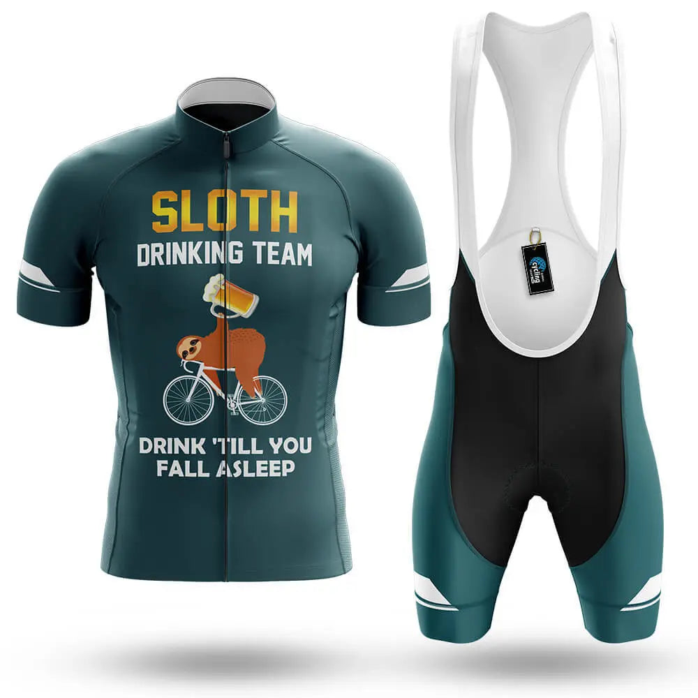 Sloth Drinking Team - Green - Men's Cycling Kit