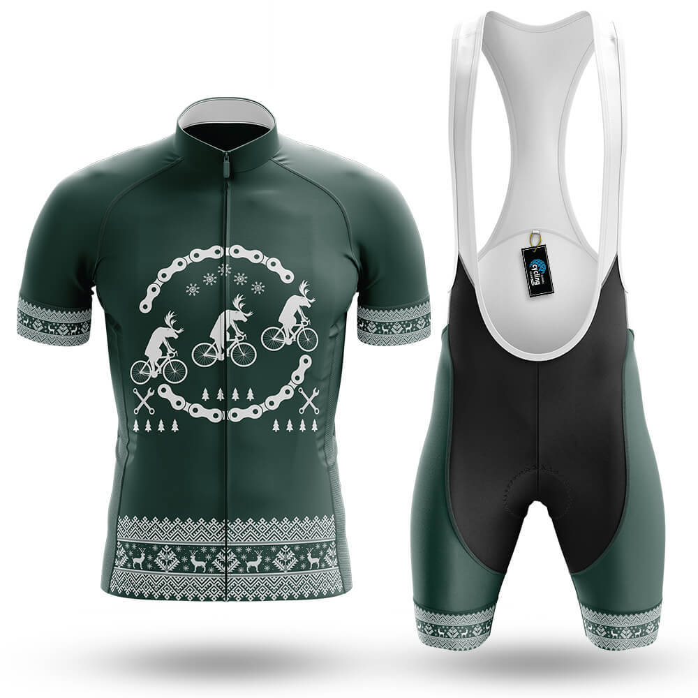 Reindeers On Bikes - Men's Cycling Kit