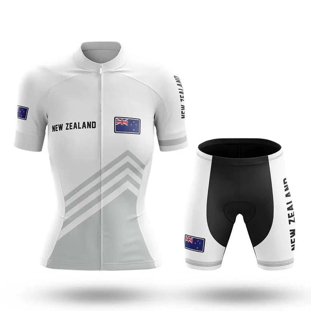 New Zealand S5 White - Women - Cycling Kit