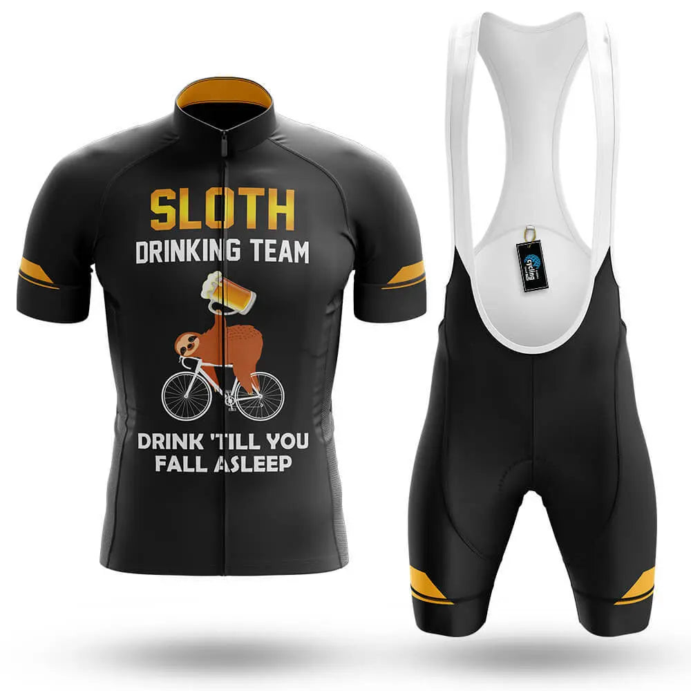 Sloth Drinking Team - Black - Men's Cycling Kit