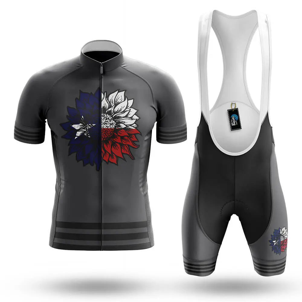 Texas Sunflower - Grey - Men's Cycling Kit