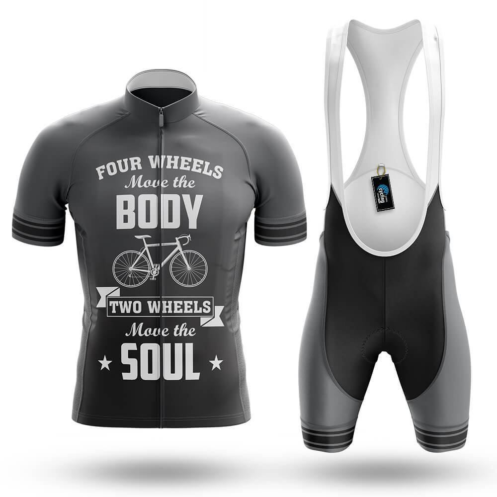 Two Wheels Move The Soul V3 - Men's Cycling Kit