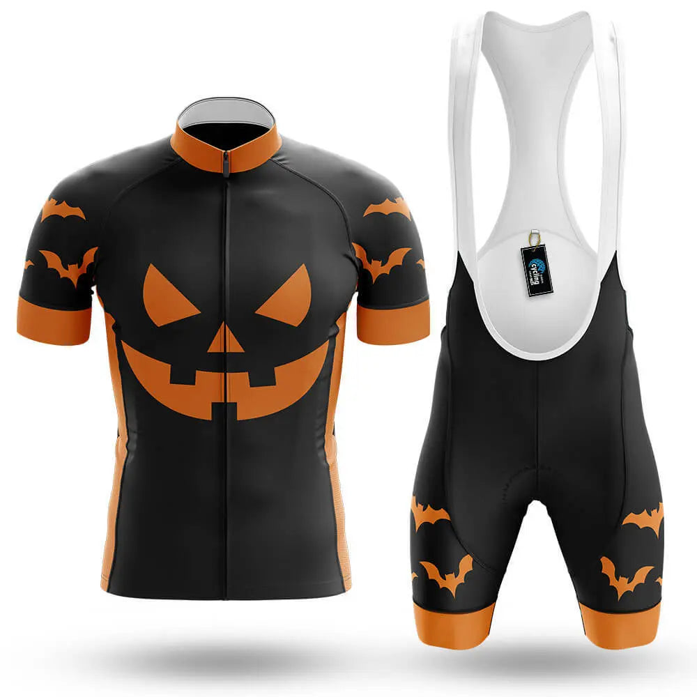 Pumpkin Face - Black - Men's Cycling Kit