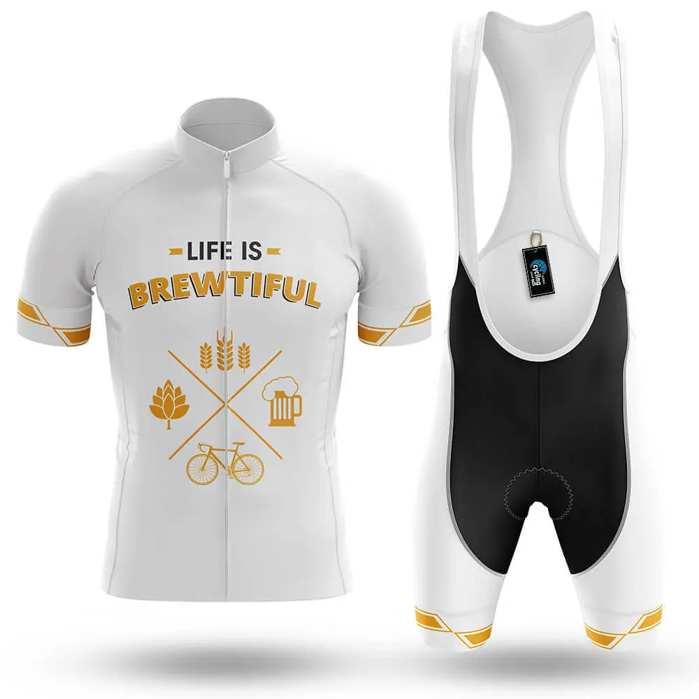 Brewtiful - White - Men's Cycling Kit