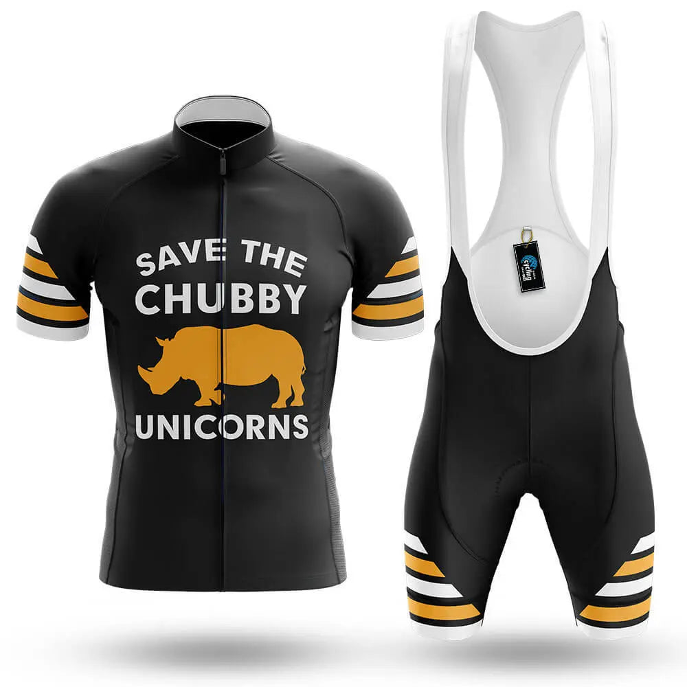 The Chubby Unicorn V6 - Black - Men's Cycling Kit