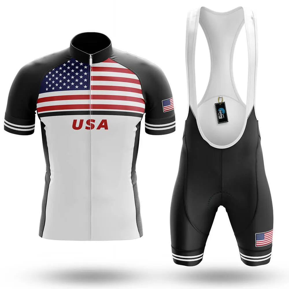 USA S12 - Black - Men's Cycling Kit