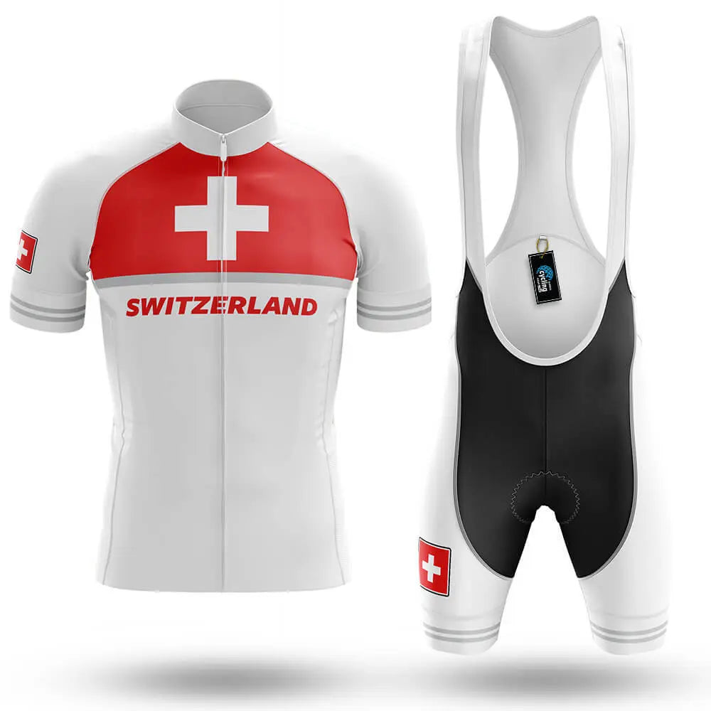 Switzerland S7 - White - Men's Cycling Kit