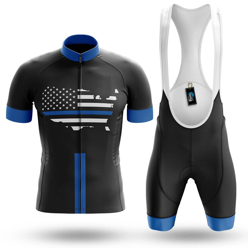 American Flag - Blue - Men's Cycling Kit
