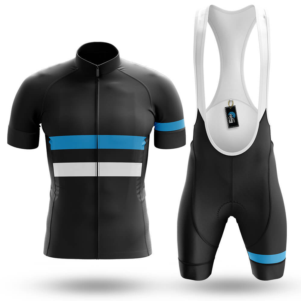 Blue White Lines - Men's Cycling Kit