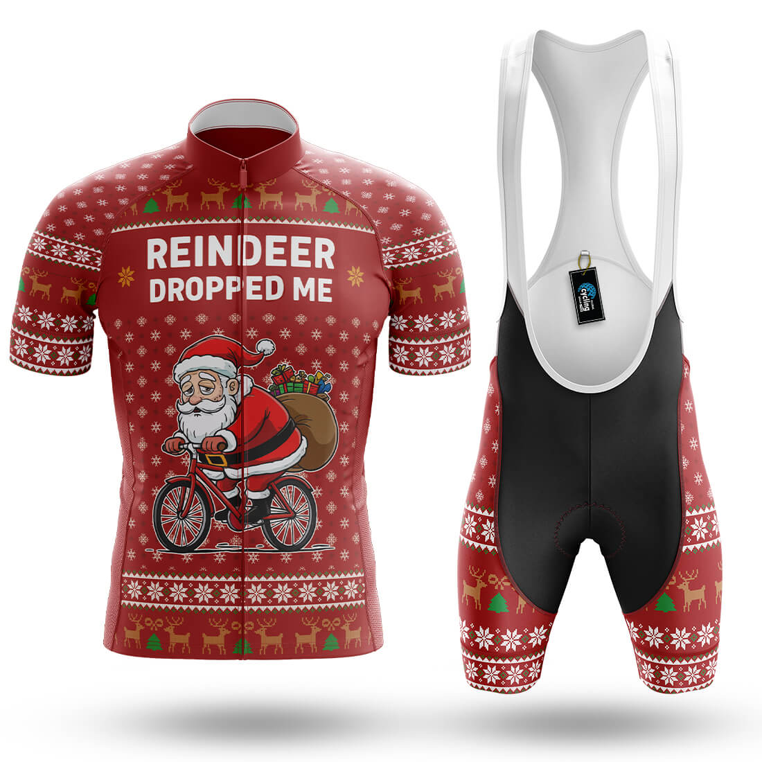 Reindeer Dropped Me - Men's Cycling Kit