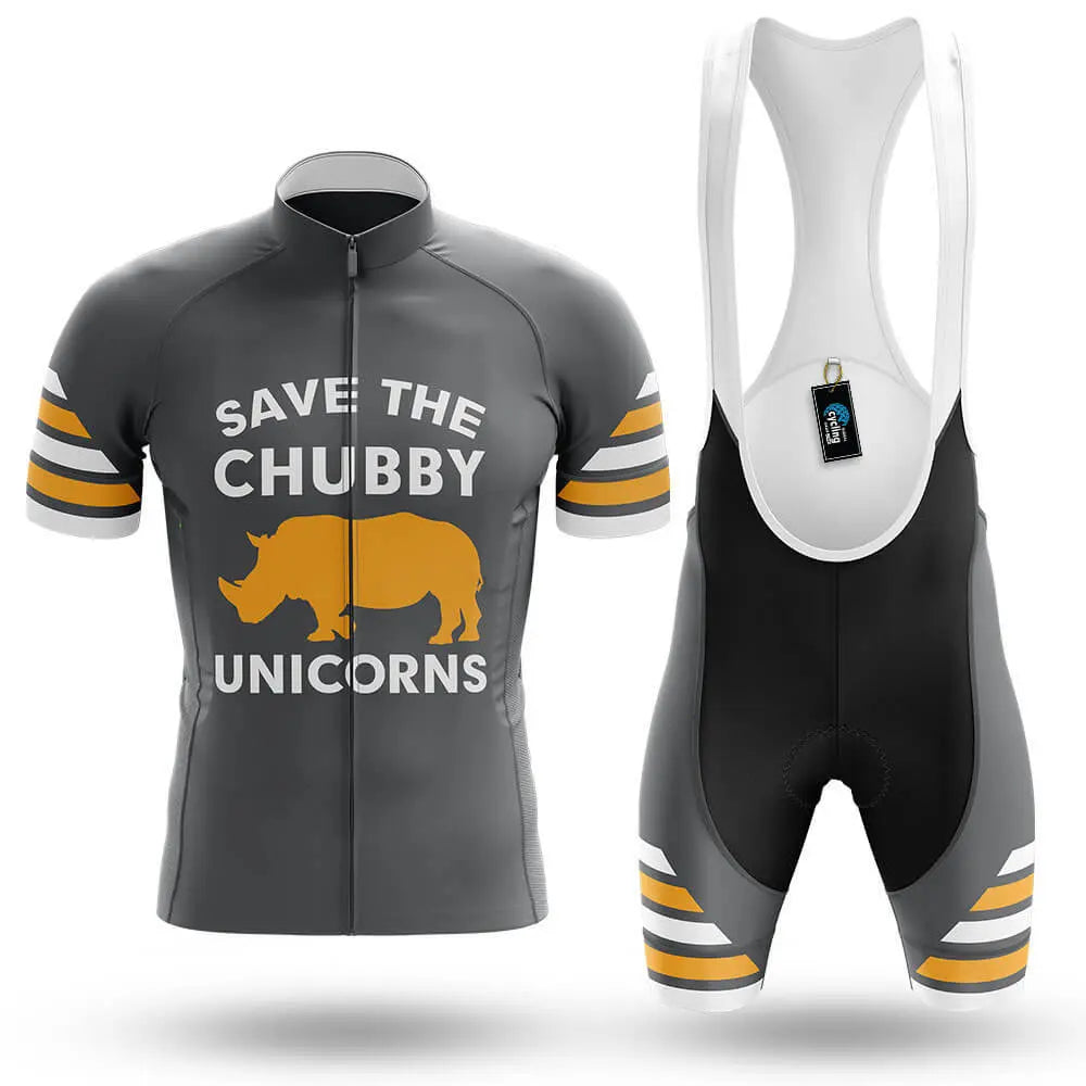 The Chubby Unicorn V6 - Grey - Men's Cycling Kit