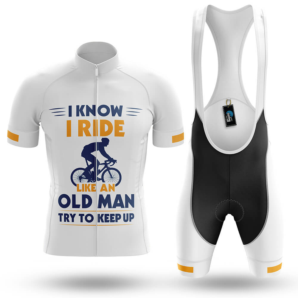 I Ride Like An Old Man V5 - Men's Cycling Kit