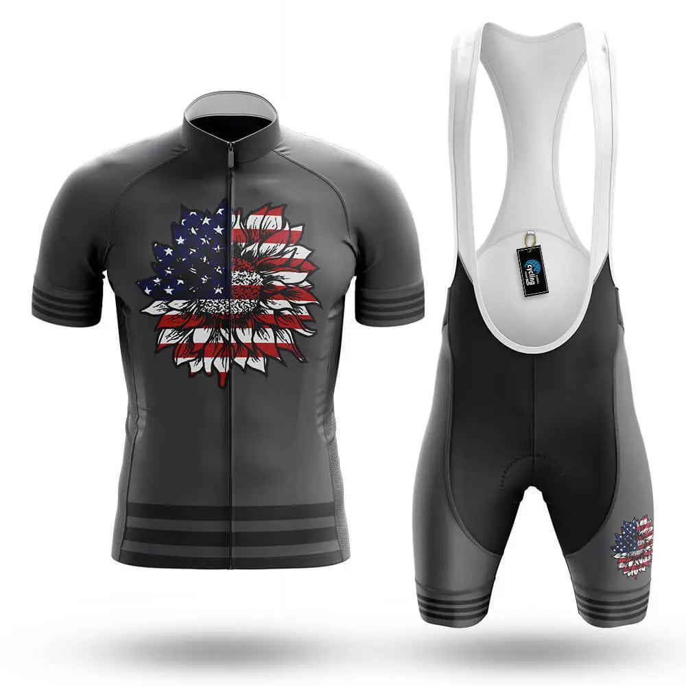 USA Sunflower - Grey - Men's Cycling Kit