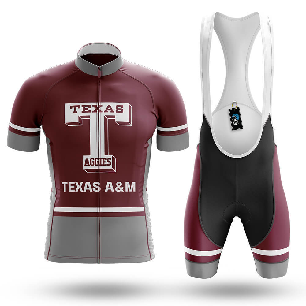 Retro Texas A&M Aggies - Men's Cycling Kit