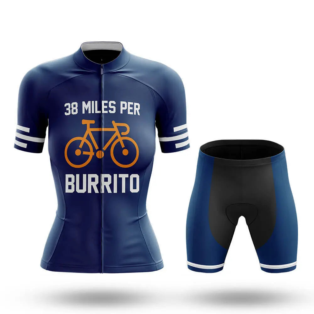 38 Miles - Navy - Women - Cycling Kit