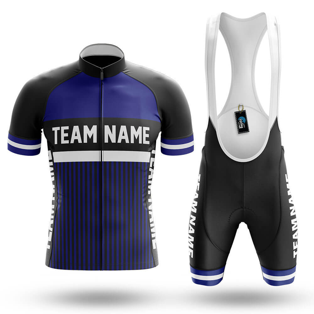 Custom Team Name M6 Navy - Men's Cycling Kit