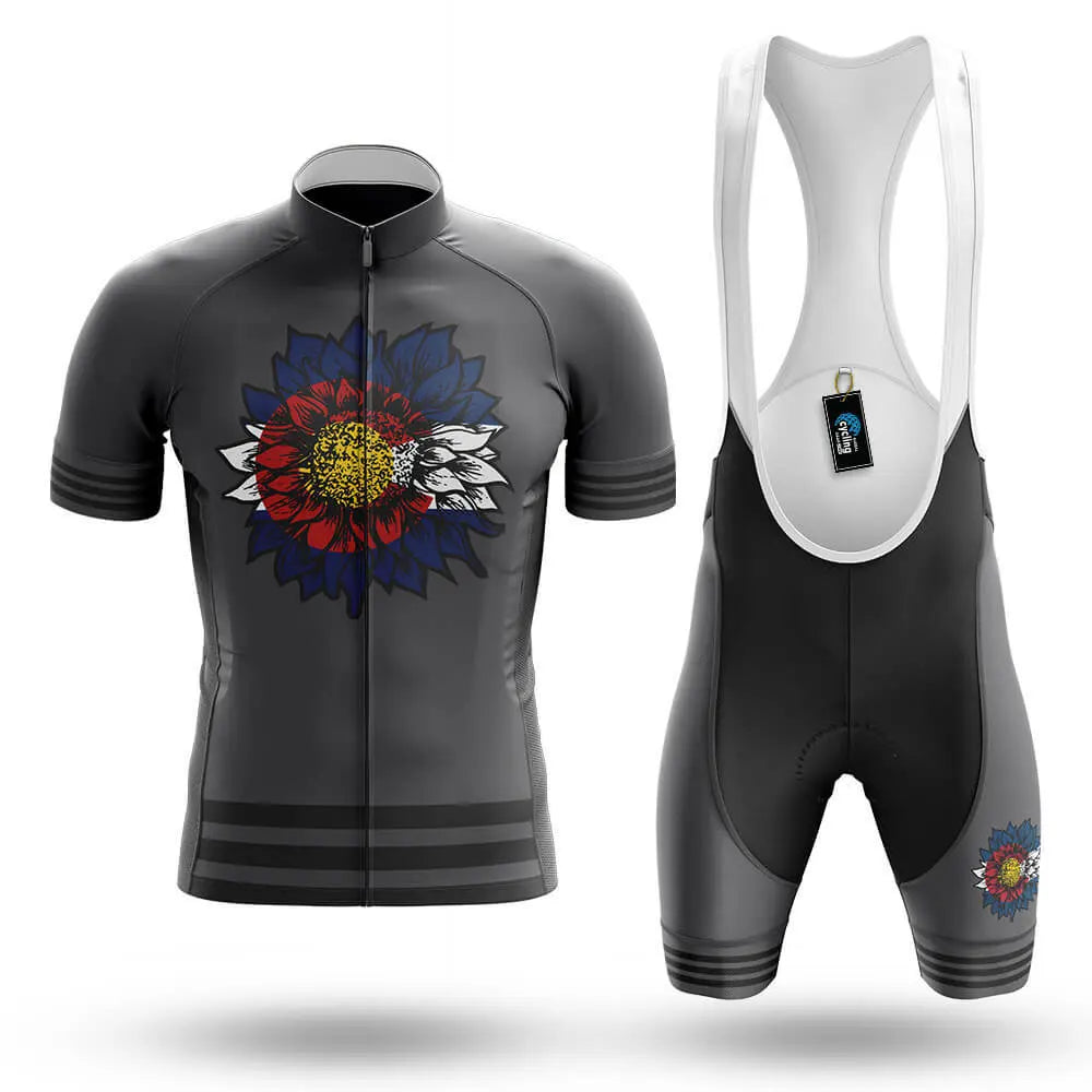 Colorado Sunflower - Grey - Men's Cycling Kit