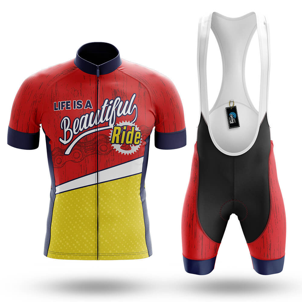 Life is A Beautiful Ride V2 - Men's Cycling Kit
