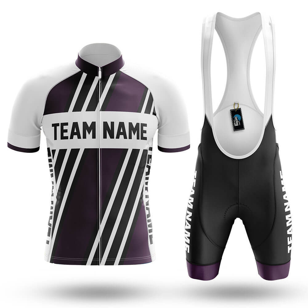Custom Team Name M5 Dark Purple - Men's Cycling Kit