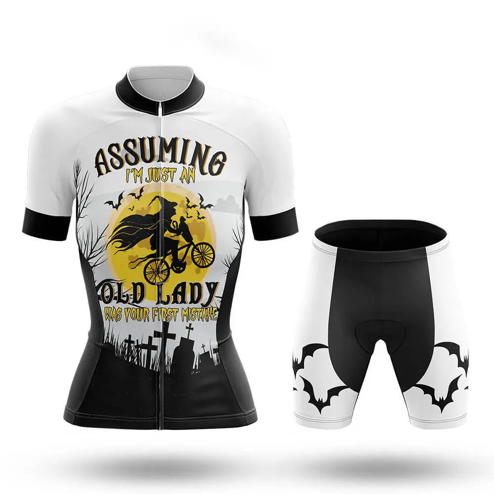 Halloween Lady V4 - White - Women - Cycling Kit