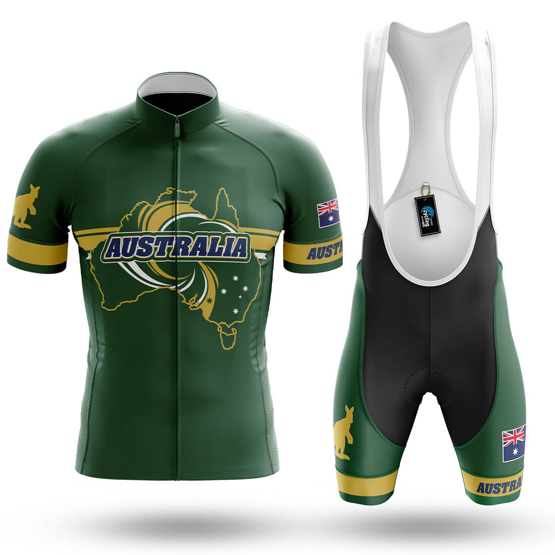 AUS Green Gold - Men's Cycling Kit