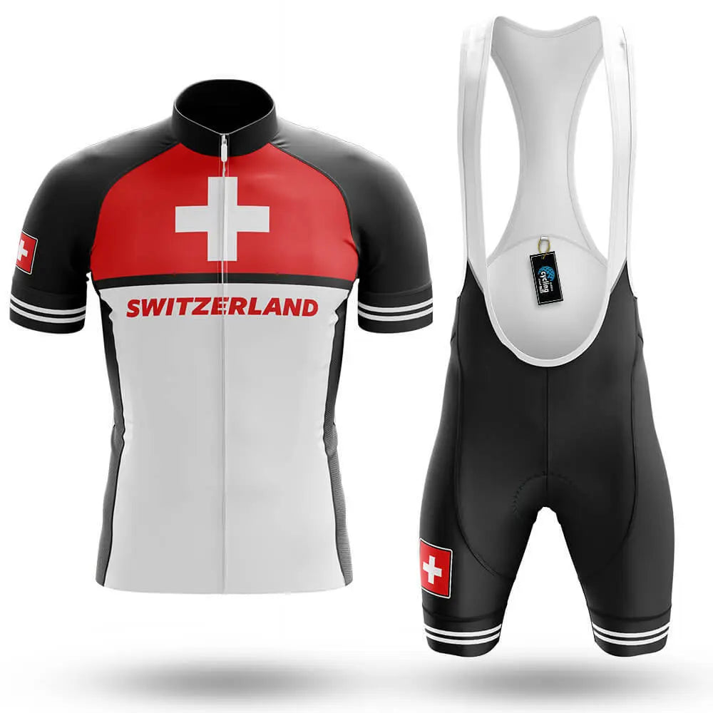 Switzerland S7 - Black - Men's Cycling Kit