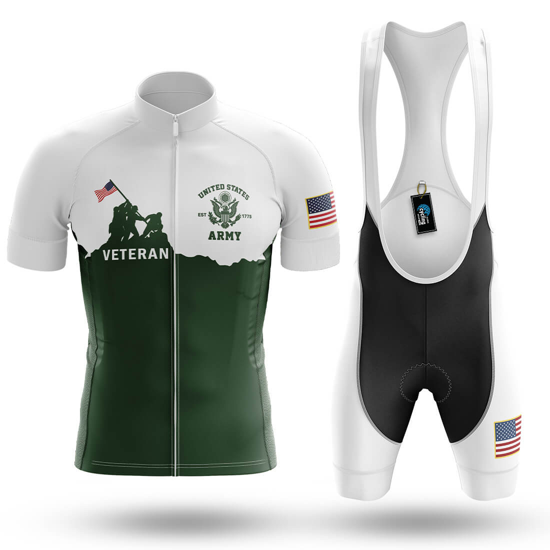 America 250 Army Veteran - Men's Cycling Kit