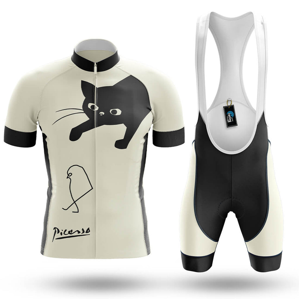 Cat Stalking Picasso Bird - Men's Cycling Kit