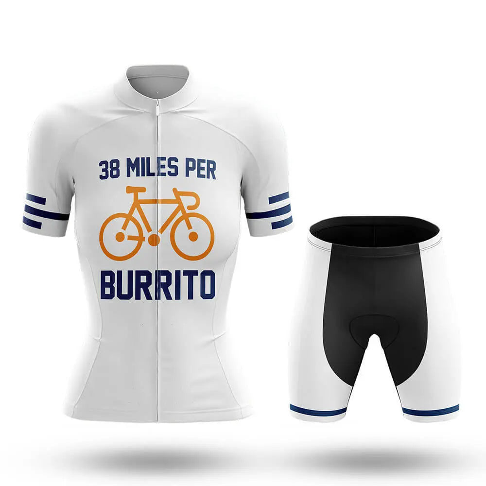 38 Miles - White - Women - Cycling Kit