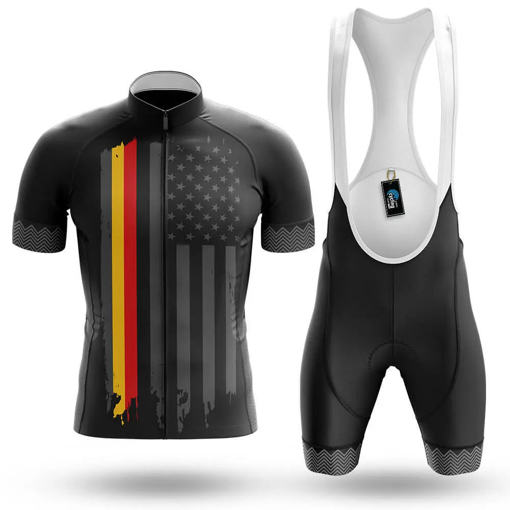 German - American Flag - Men's Cycling Kit