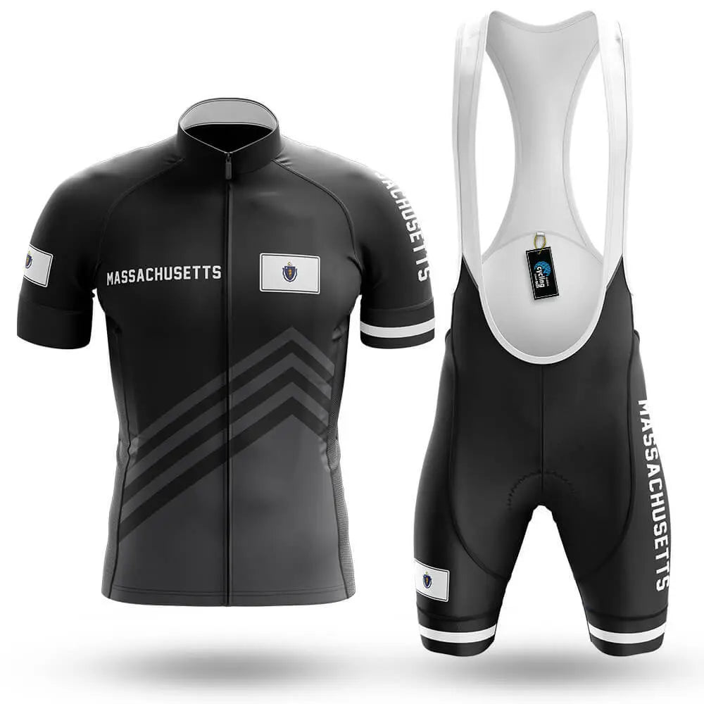 Massachusetts S4 Black - Men's Cycling Kit