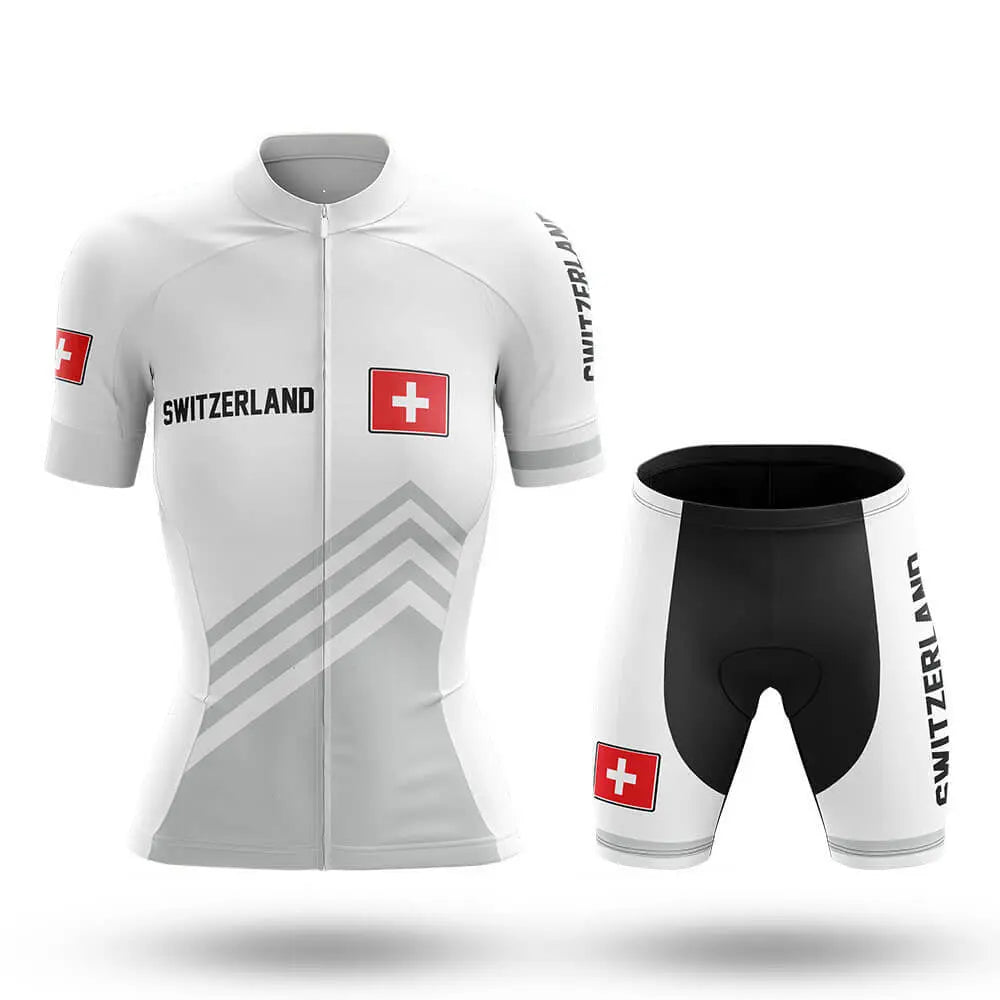 Switzerland S5 White - Women - Cycling Kit