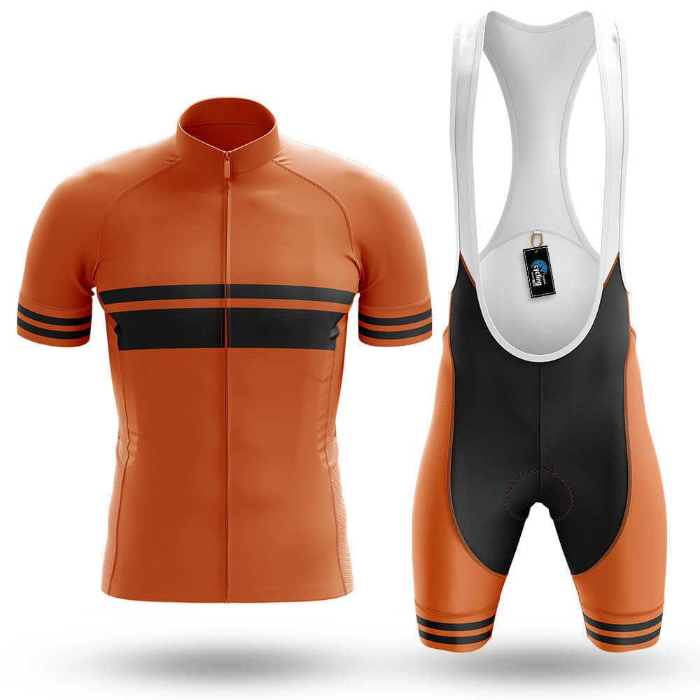 Classic Stripe - Orange - Men's Cycling Kit