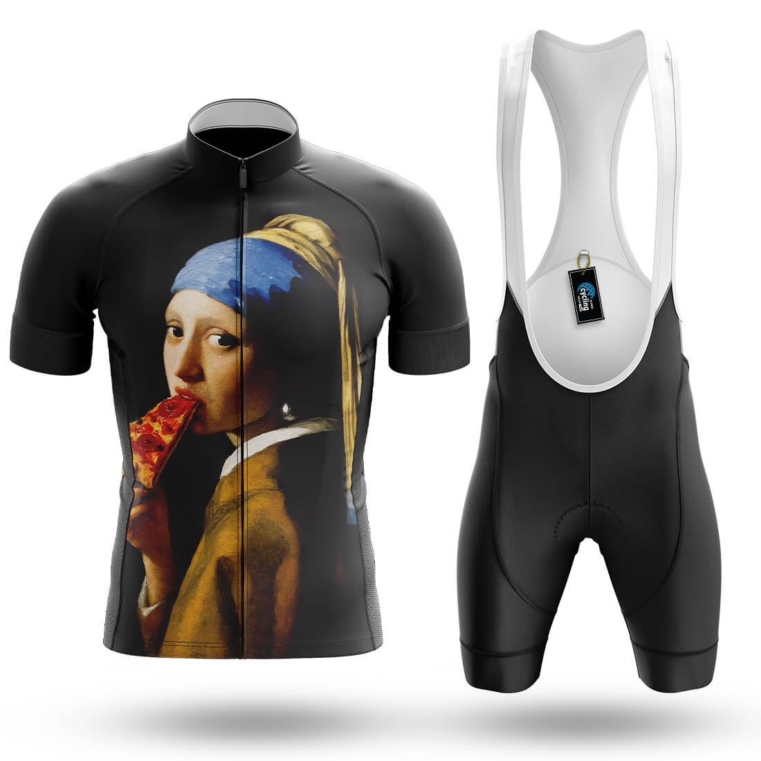 Pearl Earring and Pizza - Men's Cycling Kit