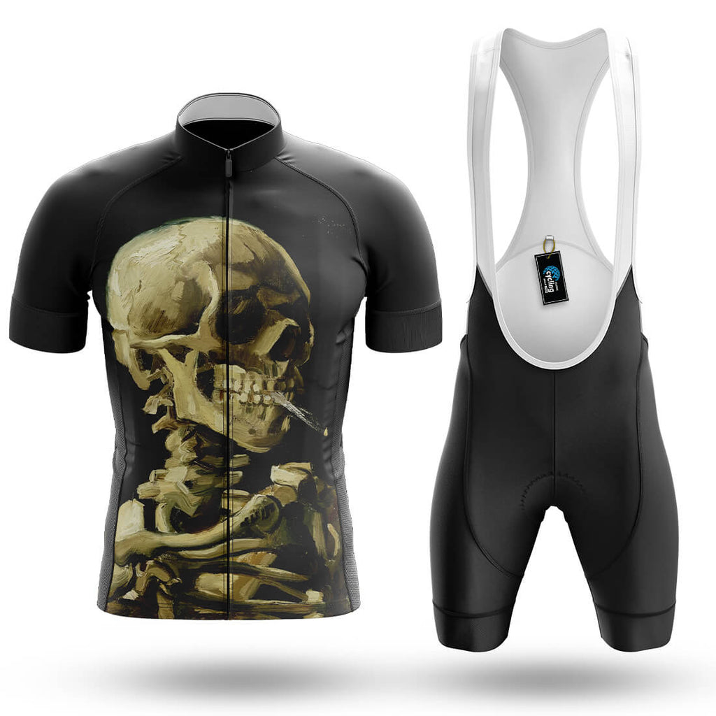 Skull with Cigarette - Men's Cycling Kit