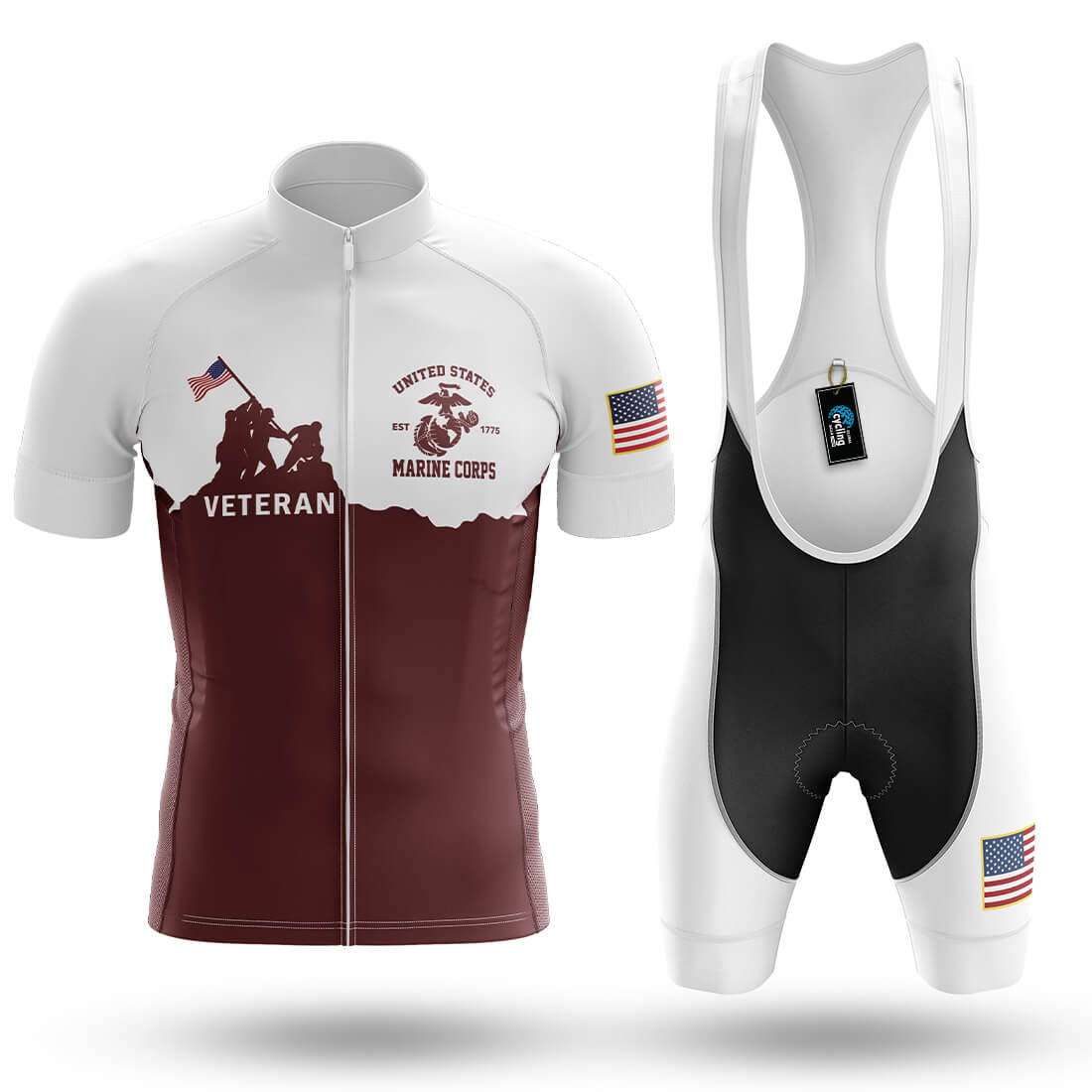 America 250 Marine Corps Veteran - Men's Cycling Kit