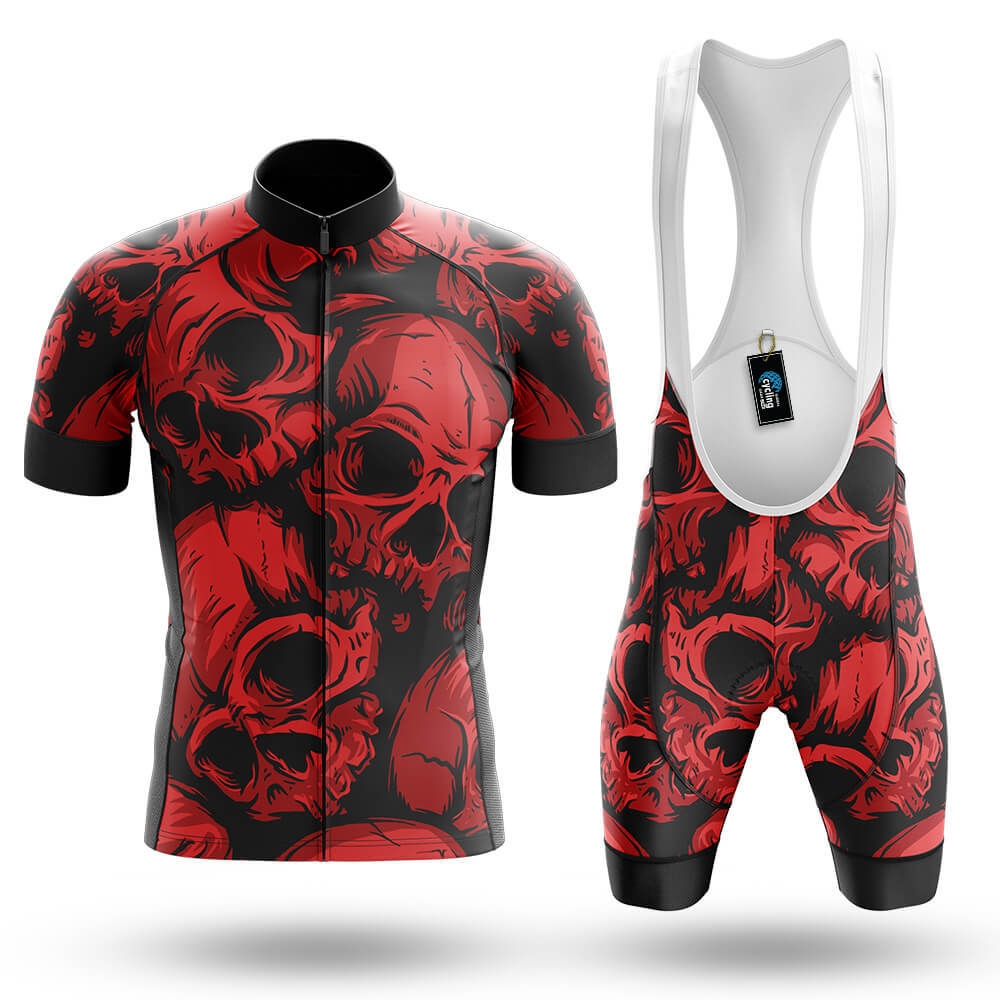 Red Skulls - Men's Cycling Kit