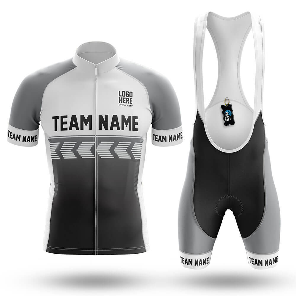 Custom Team Name S4 Grey - Men's Cycling Kit